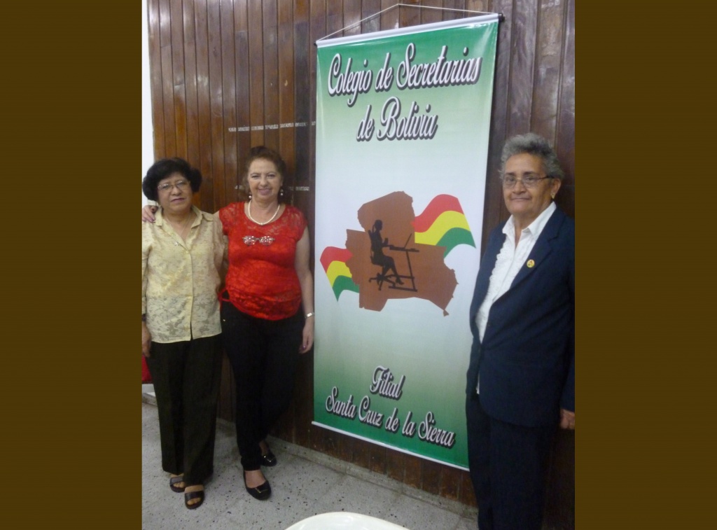 CON LAS PRESIDENTAS DE FILIAL SANTA CRUZ Y SUBFILIAL NORTE