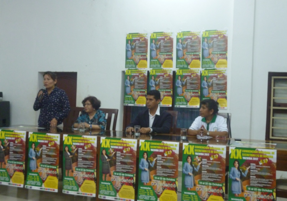 CONFERENCIA DE PRENSA "XX CONVENCIÓN NACIONAL" YACUIBA 2017