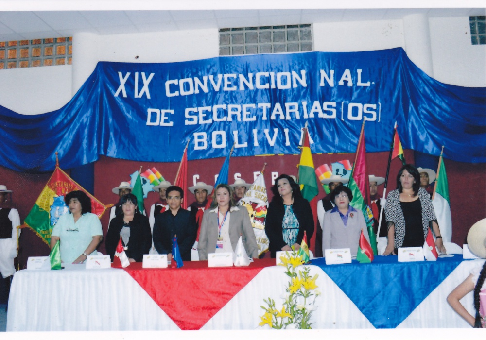 INAUGURACIÓN "XIX CONVENCIÓN NACIONAL DE SECRETARIAS(OS) DE BOLIVIA" EN TUPIZA