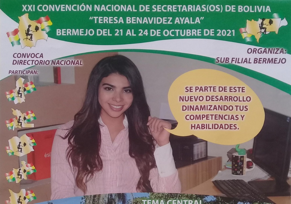 "XXI CONVENCIÓN NACIONAL DE SECRETARIAS(OS) DE BOLIVIA" BERMEJO 2021